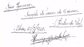 Descrição e assinatura