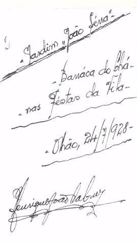 Descrição e assinatura