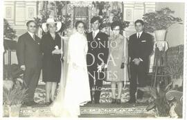 Casamento de Américo Ricardo Soares dos Reis  e Maria Martinho Campina de Jesus Reis