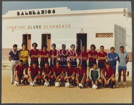 Equipa futebol Sporting Clube Olhanense 1981/1982