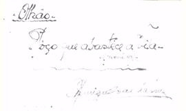 Descrição e assinatura