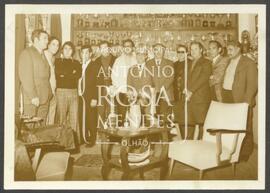 António Leal Júnior com companheiros da Direção.
