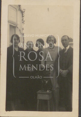 Maria Amélia Morgado com familiares
