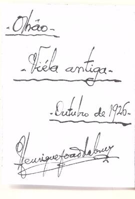 Descrição e assinatura