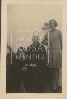 Maria Amélia Morgado com familiares