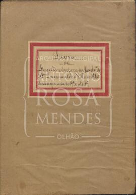 Livro de registo de receita e despesa da Confraria do Santíssimo Sacramento, 1920-1926