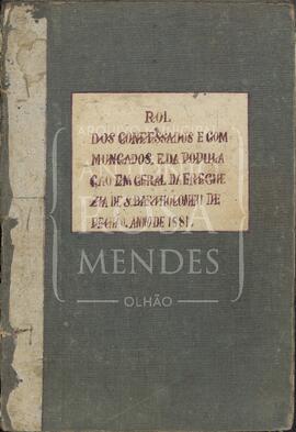 Rol dos confessados da freguesia de Pechão de 1881