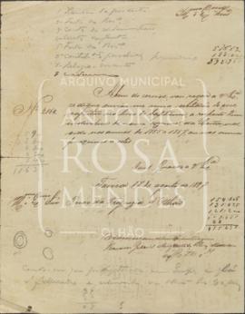 Correspondência recebida pela Paróquia de Olhão, 1897
