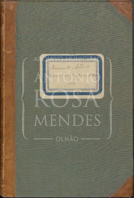 Registo de Casamentos e Óbitos da freguesia de Olhão de 1917