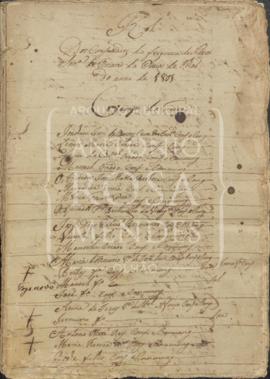 Rol de Confessados da freguesia de Olhão de 1801