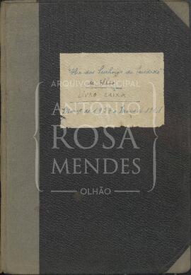 Livro de registo de caixa da Obra das Senhoras da Caridade, 1937-1941