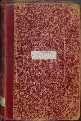 Extratos de Batismos da freguesia de Olhão 1900-1908