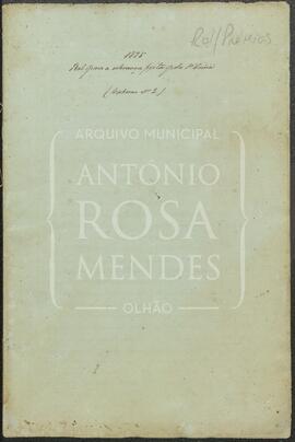 Rol de Prémios, Paróquia de Olhão, 1875  (Caderno nº 2)